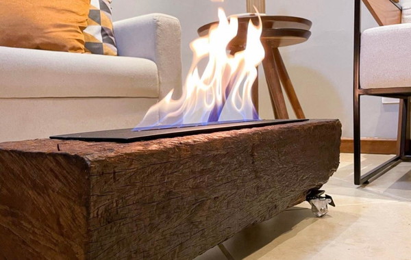 Opções de lareiras para deixar seu inverno aconchegante